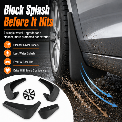 Car Mud Flaps | High-Quality EVA Plastic Car Mud Flaps | Waterproof and Splash-Proof Car Mud Flaps.Stock |48H Dispatch |COD Orders are dispatched within 48 hours from our Nairobi warehouse. Delivery takes 1–3 working days.