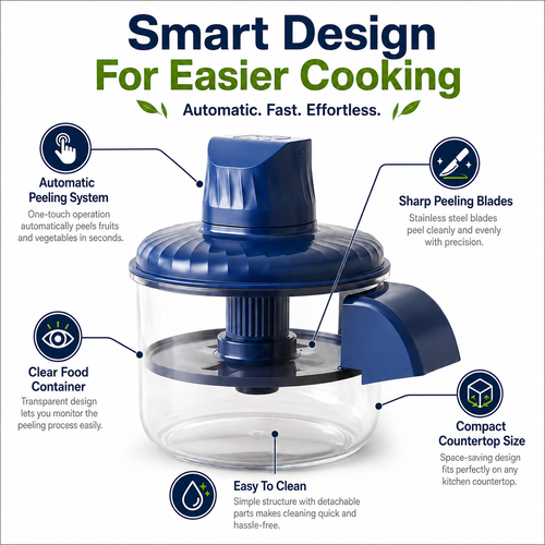 Fully Automatic Home Fruit and Vegetable Peeler, Electric Fruit Peeler, Green Grape Peeling Tool, Garlic Peeler.Stock |48H Dispatch |COD Orders are dispatched within 48 hours from our Nairobi warehouse. Delivery takes 1–3 working days.