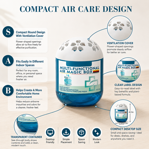 Air Deodorizing Aromatherapy Magic Box with Ultra-Strong Suction for Purifying Home Air—Magic Box Air Freshener.Stock |48H Dispatch |COD Orders are dispatched within 48 hours from our Nairobi warehouse. Delivery takes 1–3 working days.