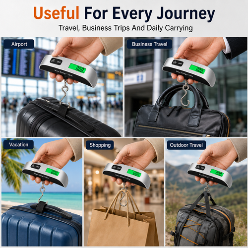 🔥 Durable！T-Type 50kg Luggage Scale, Portable Hook Scale, Cross-Border Small Package Scale, Hanging Cord Handheld Scale.Stock |48H Dispatch |COD Orders are dispatched within 48 hours from our Nairobi warehouse. Delivery takes 1–3 working days.