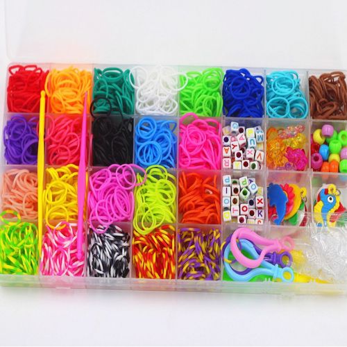 Rainbow Rubber Band Bracelet Toy