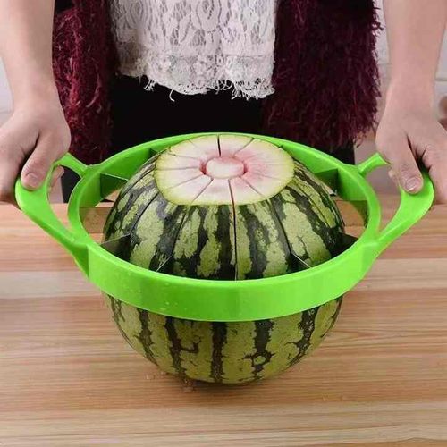 2025 New Hot Sale Stainless Steel Watermelon Slicer Fruit Melon Cantaloupe Simple Cutter