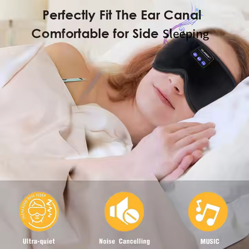 Music Sleeping Eyemask 100% Block Lights Eye Mask V5.4 3D Sleep Mask Headphones Direct Factory Gifts Noise Reduction