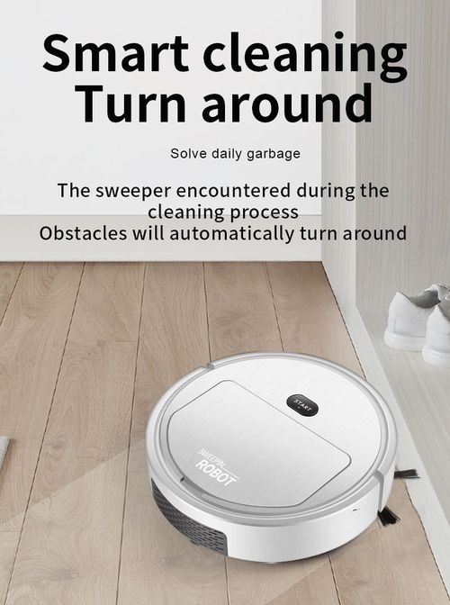 3 in 1 Sweeping Robot Vacuum Cleaner Rechargeable Mopping Wireless 1500pa Robotic Vacuum Cleaner for Home