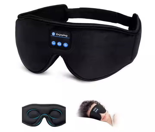 Music Sleeping Eyemask 100% Block Lights Eye Mask V5.4 3D Sleep Mask Headphones Direct Factory Gifts Noise Reduction