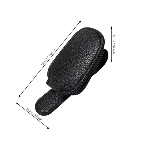 1pc Universal Car Sun Visor Glasses Clip, Auto Eyeglasses Holder, Vehicle Interior Accessories