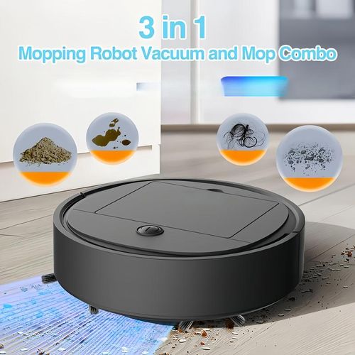 Robot Vacuum , USB Charging,Slim Low Noise Design, Suitable for Pet Hair, Hard Floors and Daily Cleaning, Automatic Directional Mop, Pet Hair Cleaning | Robot Vacuum Cleaner