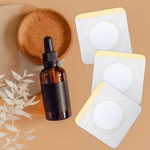 Low Value Castor Oil Wraps Organic Pressed Castor Oil Pack One-off Belly Button Sticker Breathable Castor Oil Belly Button Patch
