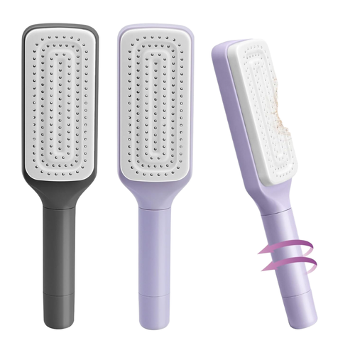Latest New Self-Cleaning Hair Brush Retractable Hair Bristle Hair Brush