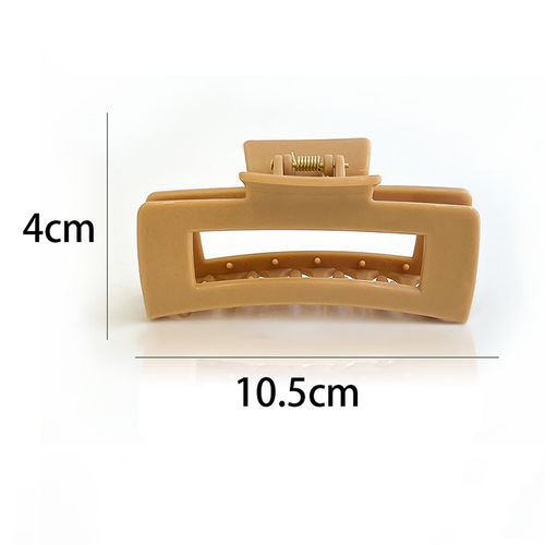 Soft Silicone Hair Claw New Trendy Rubber Square Hollow Out Shark Hair Clips Women Girls Gentle Hair Clips