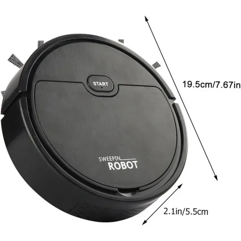 Robot Vacuum , USB Charging,Slim Low Noise Design, Suitable for Pet Hair, Hard Floors and Daily Cleaning, Automatic Directional Mop, Pet Hair Cleaning | Robot Vacuum Cleaner