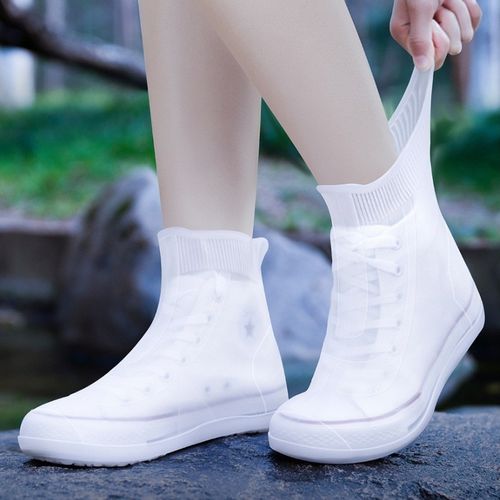 TPE Reusable Waterproof Shoe Cover Hot Sale Rain Boots for Women and Men Sport Shoe Protector Wholesale