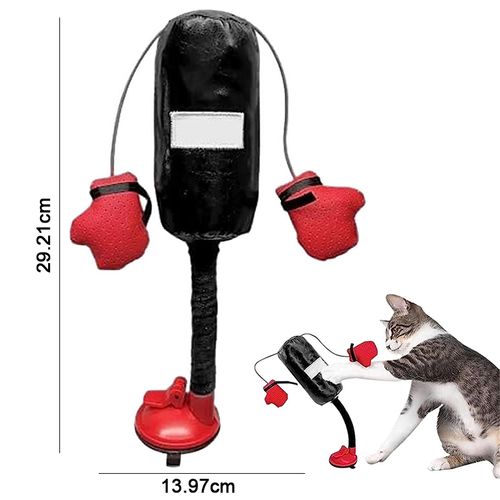 Innovative Interactive Mini Boxing Punching Cat Bag Toy PP Material Cat Toys for Kittens Style Pet Toys