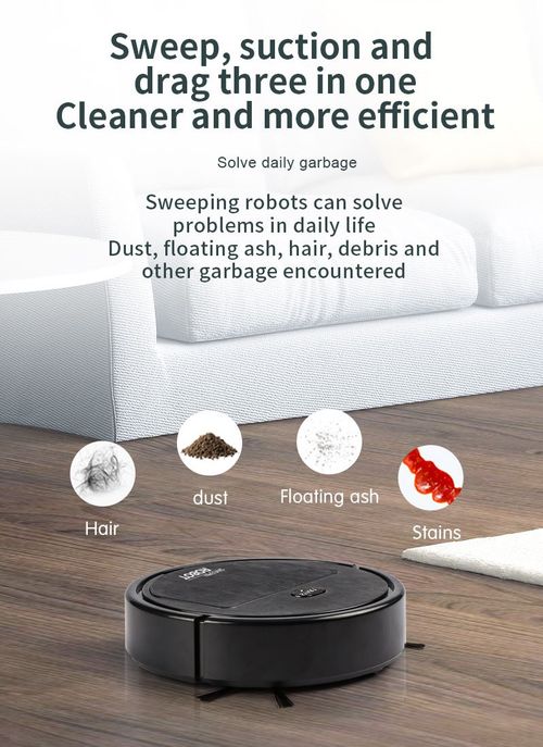 3 in 1 Sweeping Robot Vacuum Cleaner Rechargeable Mopping Wireless 1500pa Robotic Vacuum Cleaner for Home