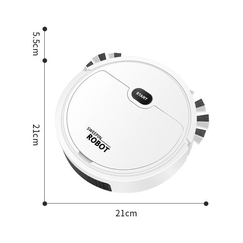 🚀 Mini Robô Aspirador 3-em-1 | Super Sucção 💨 · Escovas Duplas 🌀 · Corpo Fino mas Força de Gigante 💪