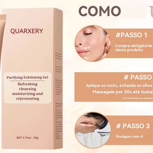 Purifying Exfoliating Gel - Gel Exfoliante Purificante, Limpeza Profunda, Pele Suave, Remove Células Mortas