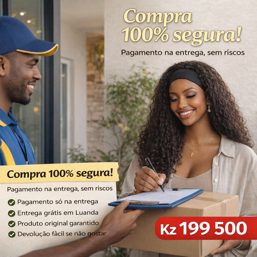 Peruca de Cabelo Humano 100% Natural | Peruca Feminina Cacheada Luxo em Luanda