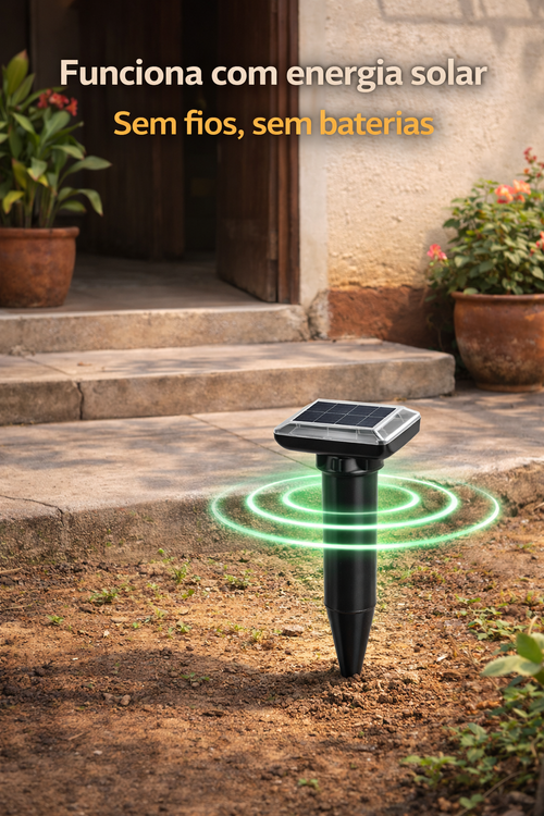 🔥 Repelente Solar para Ratos e Cobras em Luanda | Sem Fios, Entrega COD