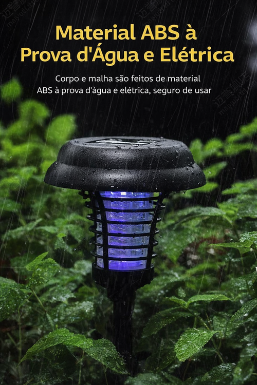 Mata-Mosquitos Solar Inteligente | Eliminação Automática Sem Eletricidade