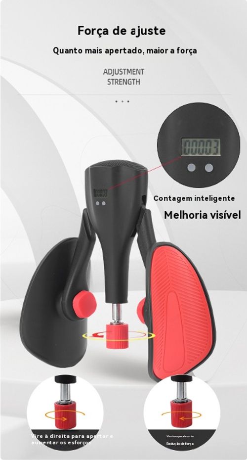 Aparelho de treino de Kegel unissexo para tonificar as pernas.