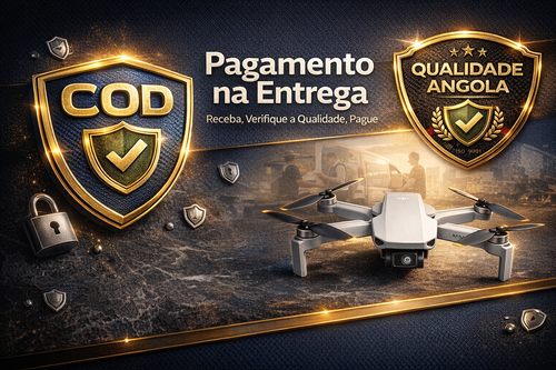 DJI Mini 4K Drone Original – Câmera 4K HD | Entrega em Luanda | Pagamento na Entrega
