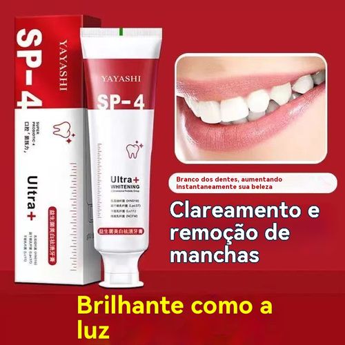 ✨Creme Dental Probiótico YAYASHI SP-4 – Clareia Dentes, Remove Manchas e Fresca Hálito para Angola! 😁
