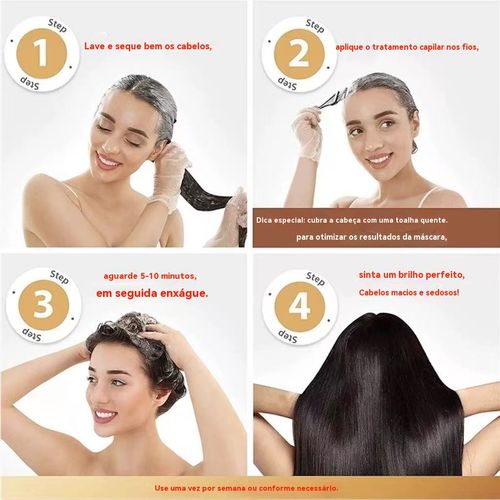 Máscara Capilar Karseeell Maca Power Collagen🌿 Reparo Profundo Cabelo Seco Danificado | Óleo de Argan + Queratina 21 Dias Resultado Visível💎