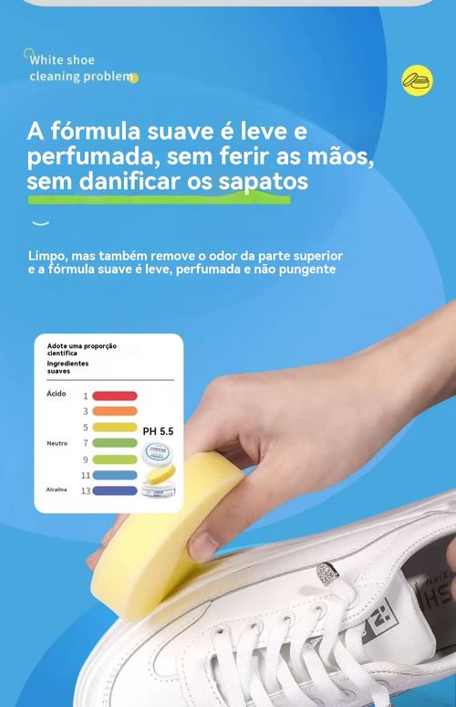 Sapatosranco: Limpeza Profunda para Seus Sapatos Brancos, Brilho Incomparável!