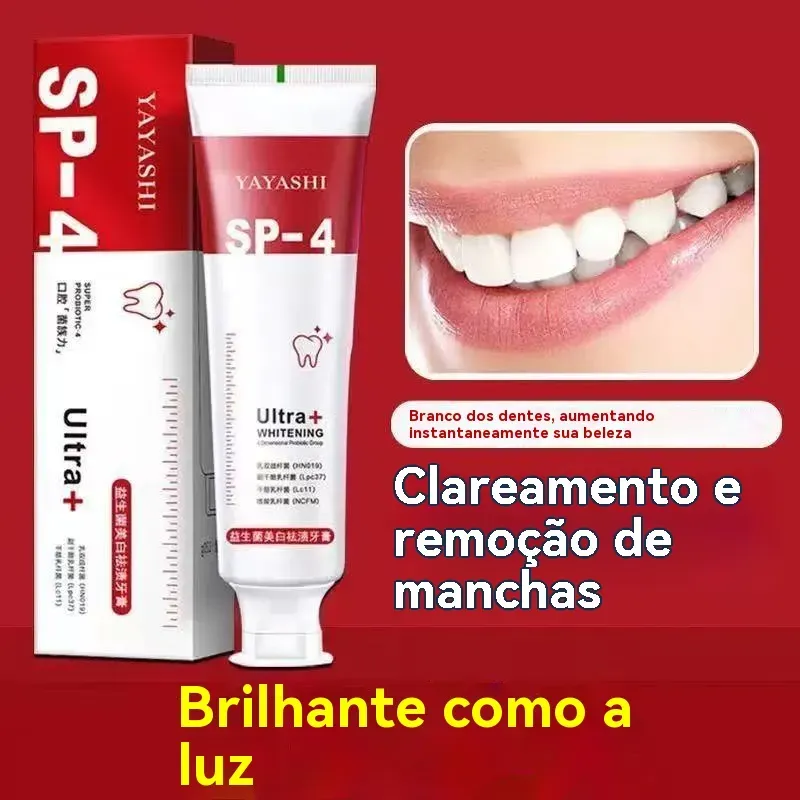 ✨ SP-4 Creme Dental Clareador – Dentes Brancos e Sorriso Perfeito