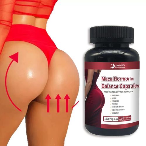 Cápsulas Maca Hormone Balance Angolana - Regula Endócrino, Aumenta Curva Coxas, Melhora Metabolismo e Energia | Composto Natural com Maca Preta, Aguaje