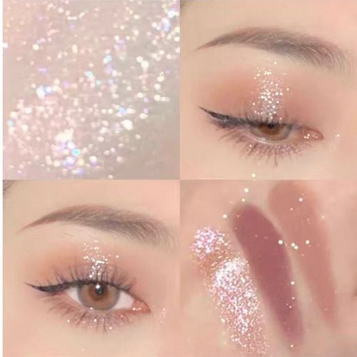 Nove cores de sombra de olho pérola brilhante anti-suor não é fácil de enfermar nove reticular vídeo de olhos