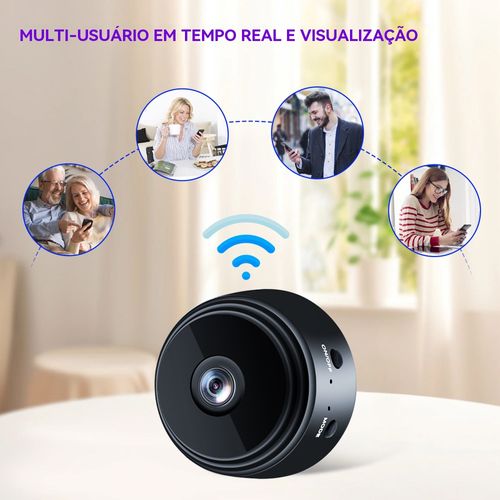 HD sem fio câmera de vigilância inteligente câmera de movimento WiFi câmera de vigilância remota para casa