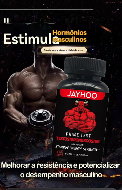 Prime Test - Suplemento de Testosterona para Energia e Desempenho Masculino 💪