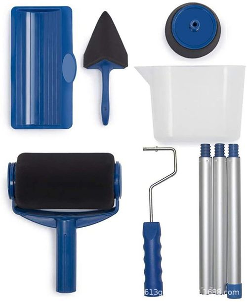 Rolo de Pintura Sem Costura Kit Completo 🚀 - Sem Gotejos, Eficiência 10x! Pinte Parede em Minutos, Iniciante se Torna Profissional!