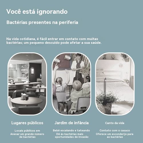 Spray Desinfetante de Álcool 75% - Elimina Germes e Bactérias Imediatamente | Álcool em Gel Spray