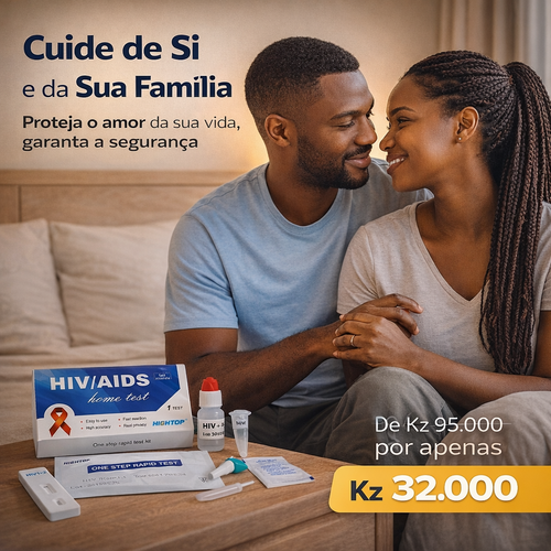 Teste Rápido de HIV em Casa Luanda | Privado e Seguro COD