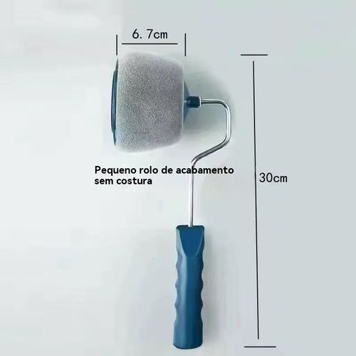 Rolo de Pintura Sem Costura Kit Completo 🚀 - Sem Gotejos, Eficiência 10x! Pinte Parede em Minutos, Iniciante se Torna Profissional!