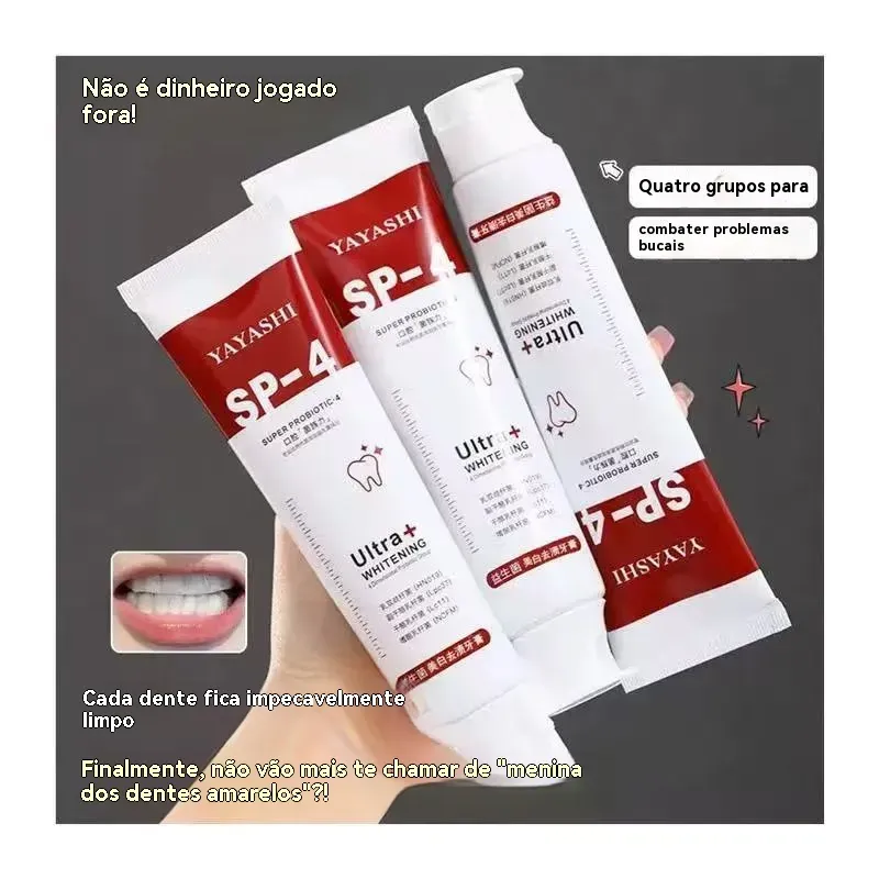 ✨ SP-4 Creme Dental Clareador – Dentes Brancos e Sorriso Perfeito