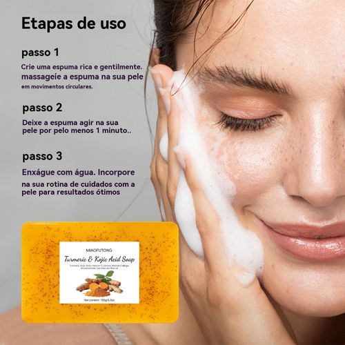 Sabonete de Cúrcuma