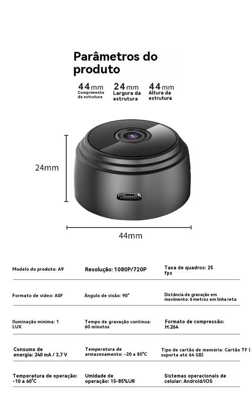 HD sem fio câmera de vigilância inteligente câmera de movimento WiFi câmera de vigilância remota para casa