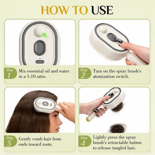 Electric Steaming Massage Hair Care Brush