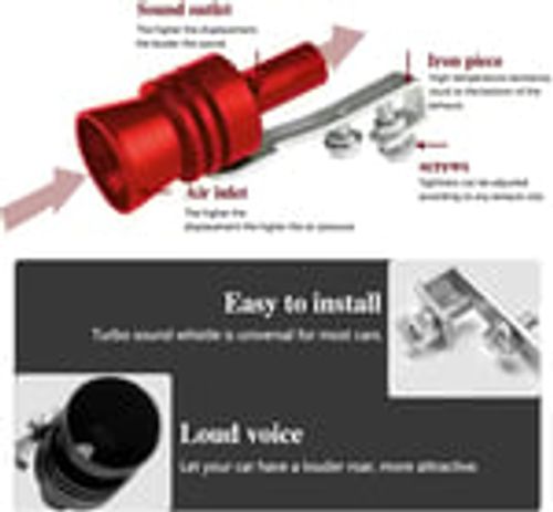 Exhaust Pipe Oversized Roar Maker