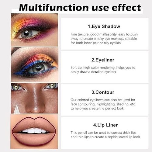 color eyeliner set