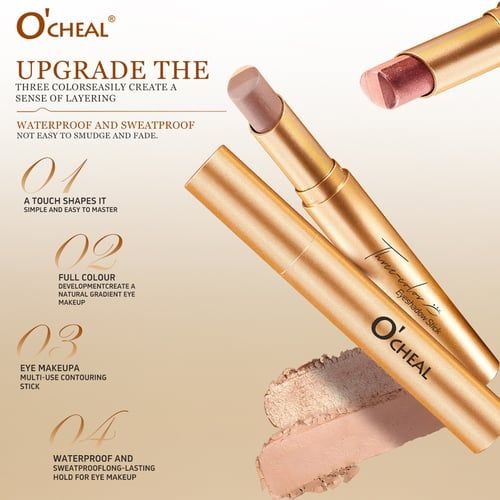 3 Shade Cream Eyeshadow Stick