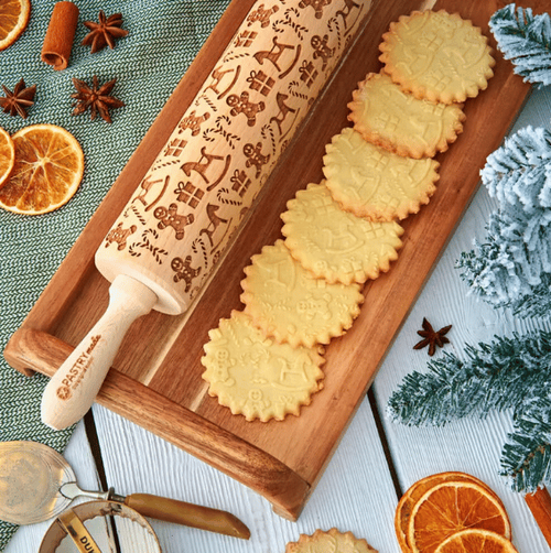 ✨GINGERBREAD MEN ROLLING PIN🥨