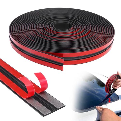 Universal T-shape car windshield rubber seal strip