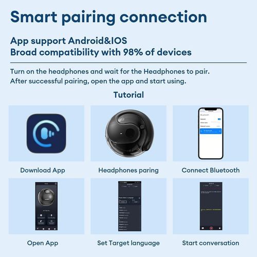 Wireless Bluetooth Translation Earbuds