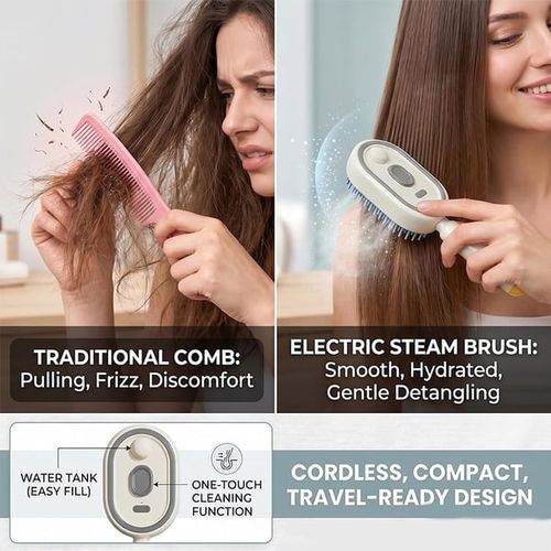 Electric Steaming Massage Hair Care Brush