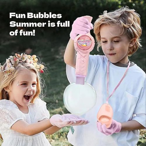 Rechargeable Automatic Multifunction Bubble Maker - Kids Outdoor Toy