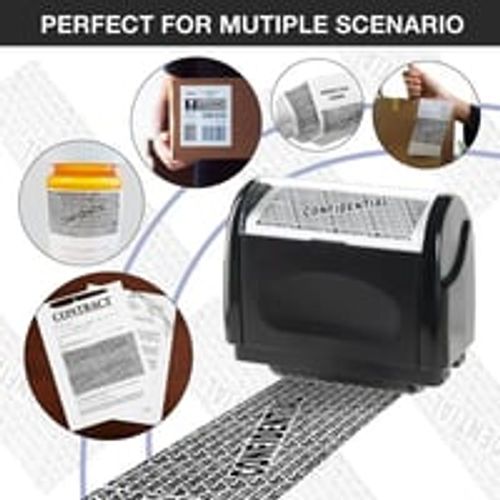Privacy Protection Security Roller Stamp